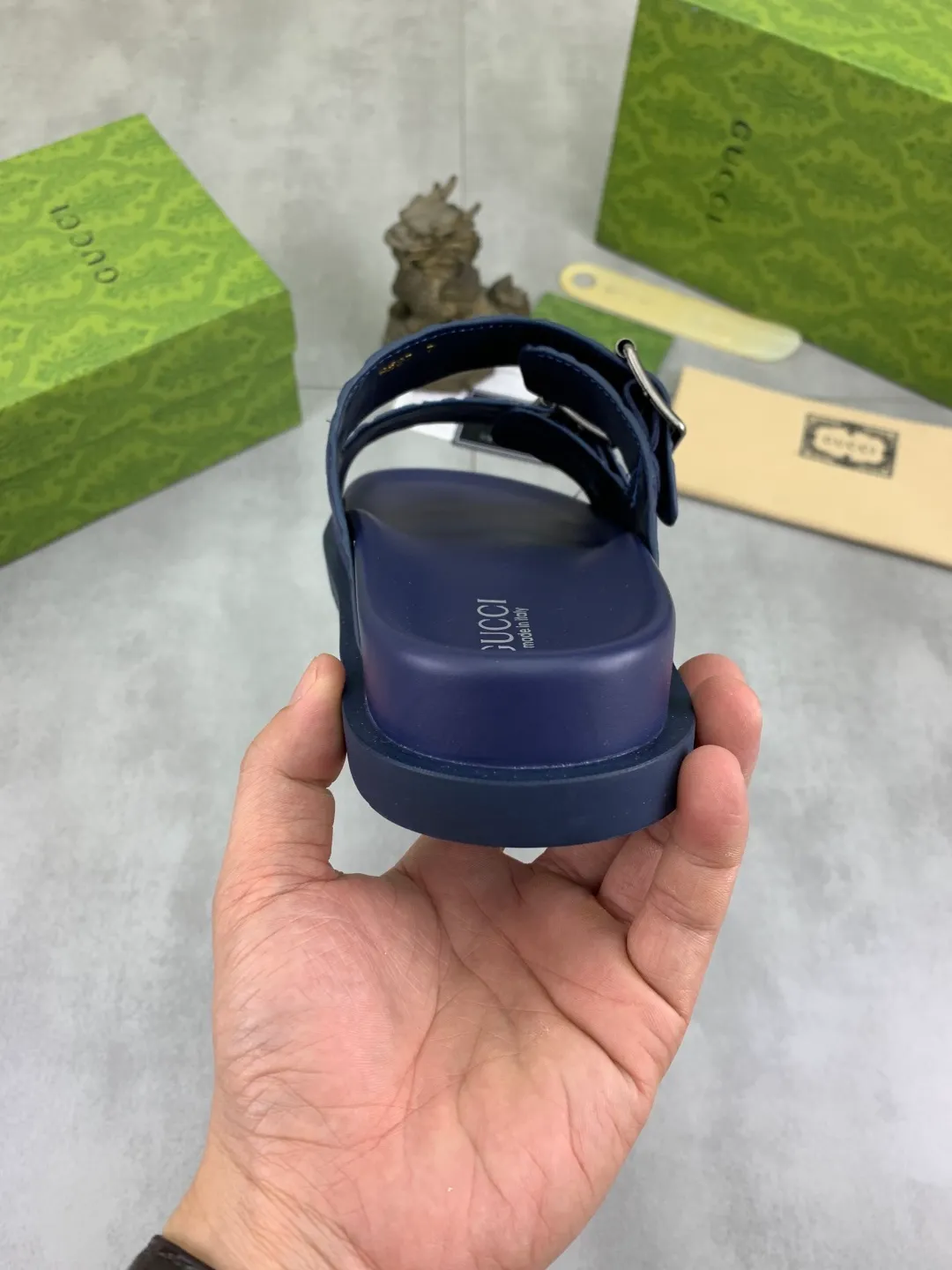 Men's Men's Shoes💰P340💰[New Style]🎁🎁🎁 High-quality GUCCI new casual slippers for the Year of the Snake, original official website, perfect workmanship, transmitting a kind of noble luxury, sublimating its definition of luxury in Gucci's high-end extraordinary craftsmanship. Original Gucci double G combination outsole, code number: 38-44 (45 customized)